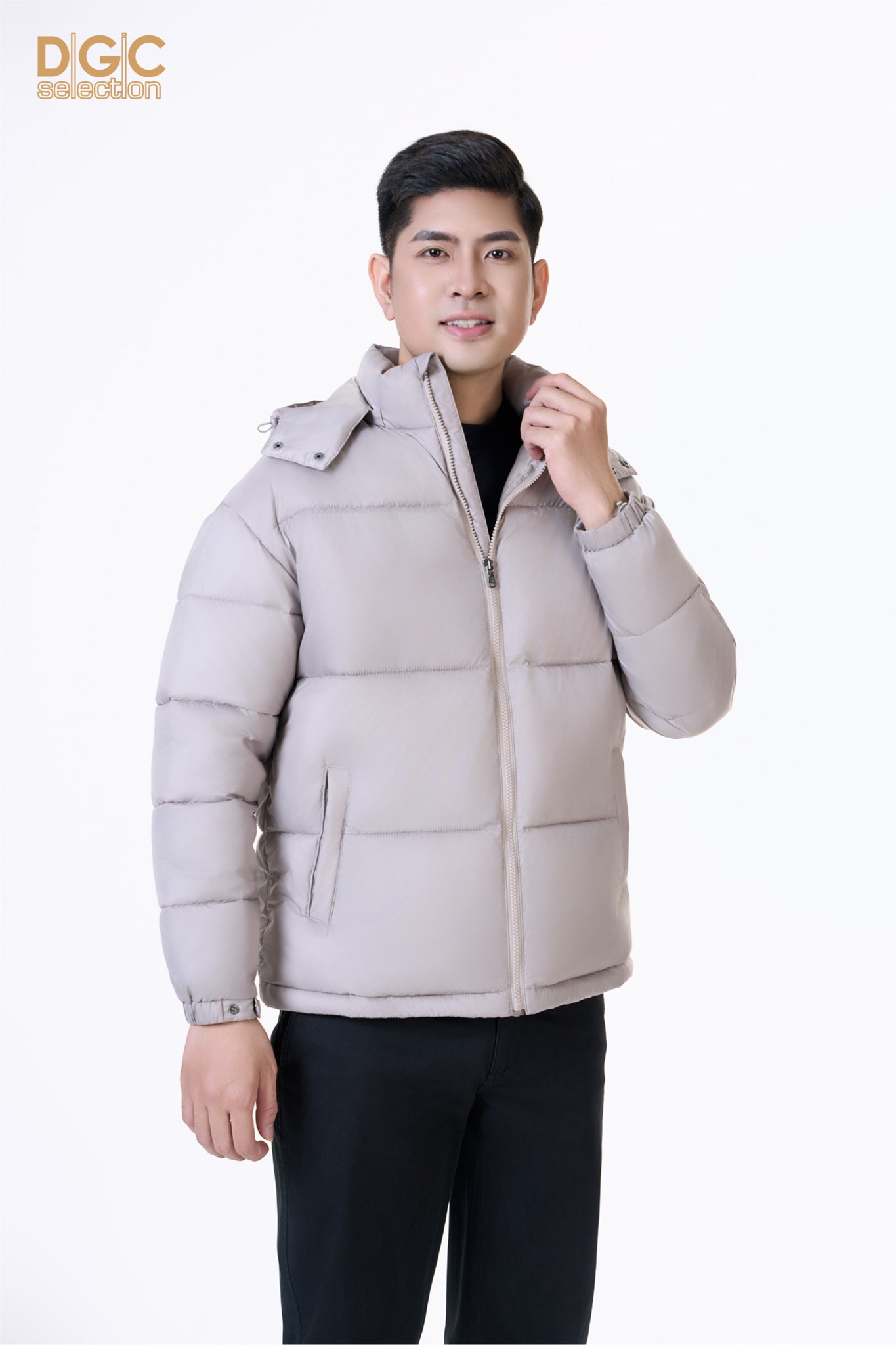 Áo jacket 3 lớp dáng ngắn